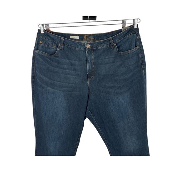 Kut from the Kloth jeans Katy boyfriend denim blue size 22W - Picture 2 of 6